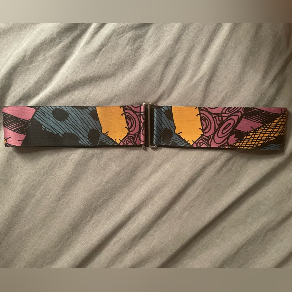 Buckle-Down Women's Sally Disney Elastic Belt - Pink, Yellow, Black